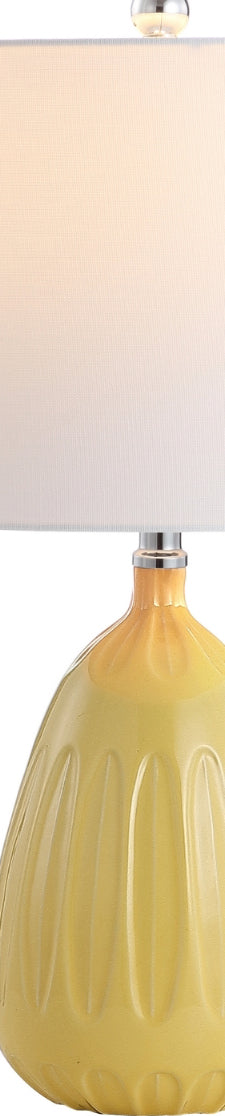 Safavieh Linnett TBL4165A Yellow Lamp Main On