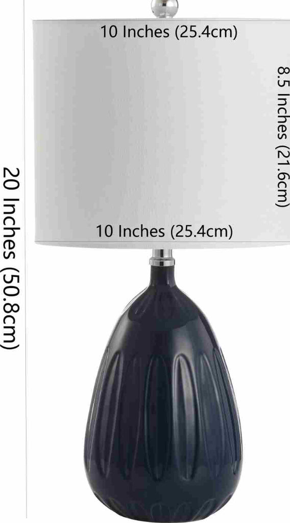 Safavieh Linnett TBL4165B Navy Lamp main image