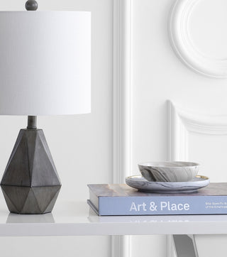 Safavieh Vaughn TBL4166A Grey Lamp Room Scene Off Feature
