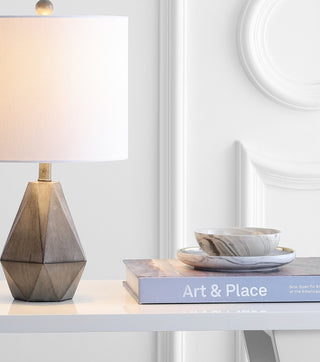 Safavieh Vaughn TBL4166A Grey Lamp Room Scene On Feature