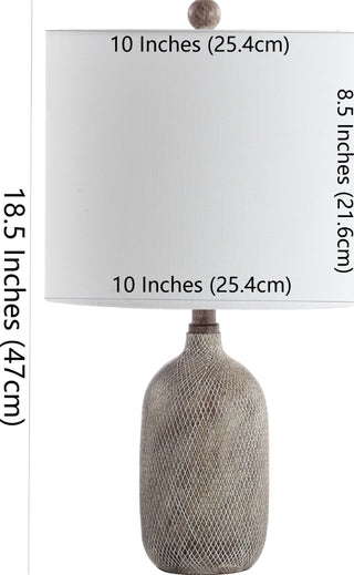 Safavieh Alvaro TBL4170A Grey Lamp main image