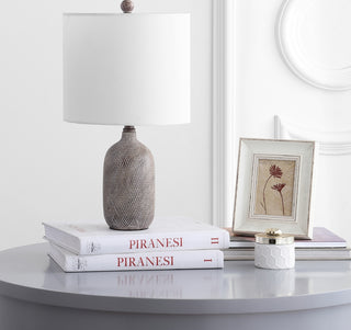 Safavieh Alvaro TBL4170A Grey Lamp Room Scene Off Feature