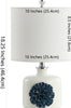 Safavieh Olinda TBL4171A White / Blue Lamp main image