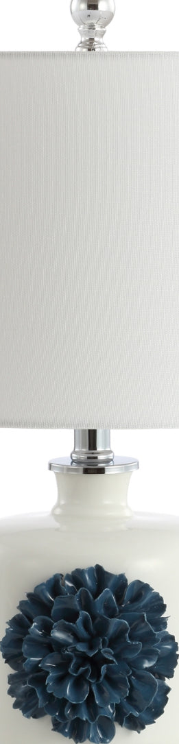 Safavieh Olinda TBL4171A White / Blue Lamp Main Off