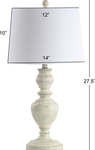 Safavieh Zabi TBL4176A White Lamp main image
