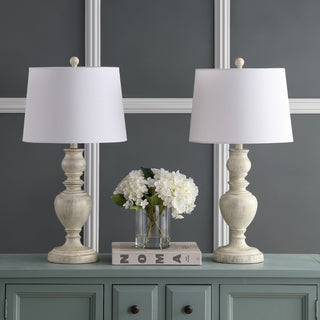 Safavieh Zabi TBL4176A White Lamp Room Scene Off Feature