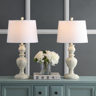 Safavieh Zabi TBL4176A White Lamp Room Scene On Feature