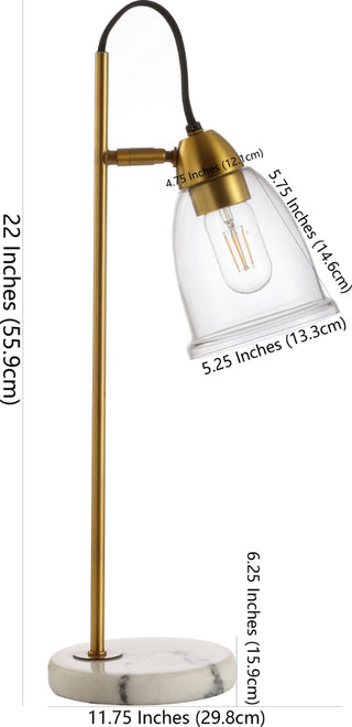 Safavieh Gibson TBL4185A Gold Lamp main image