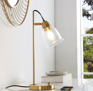 Safavieh Gibson TBL4185A Gold Lamp Room Scene On Feature