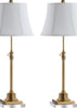 Safavieh Callen TBL4192A Clear/Brass Gold Lamp main image