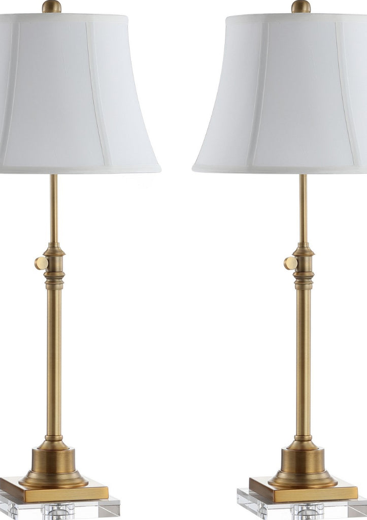 Safavieh Callen TBL4192A Clear/Brass Gold Lamp main image
