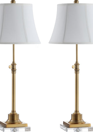 Safavieh Callen TBL4192A Clear/Brass Gold Lamp main image