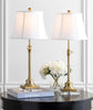 Safavieh Callen TBL4192A Clear/Brass Gold Lamp Room Scene On Feature