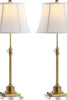 Safavieh Callen TBL4192A Clear/Brass Gold Lamp Main On
