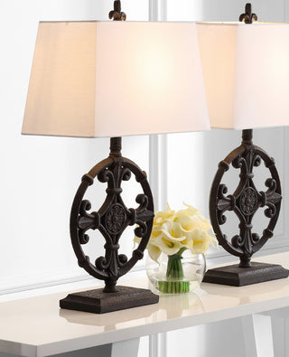 Safavieh Waylon TBL4194A Black Lamp Room Scene On Feature