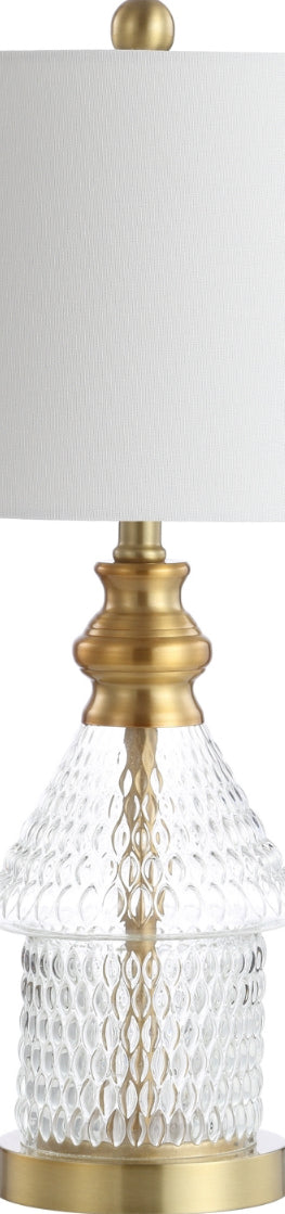 Safavieh Camden TBL4200A Brass / Clear Lamp Main Off
