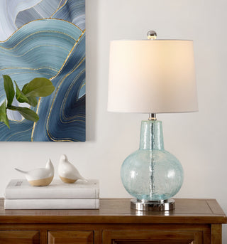Safavieh Atlas TBL4201B Blue Lamp Room Scene On Feature