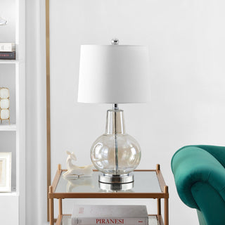 Safavieh Atlas TBL4201E Glass Lamp Room Scene Off Feature