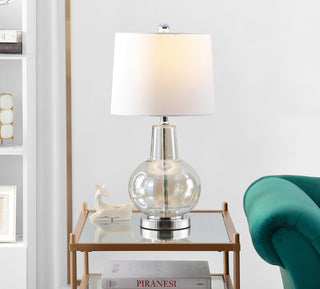 Safavieh Atlas TBL4201E Glass Lamp Room Scene On Feature