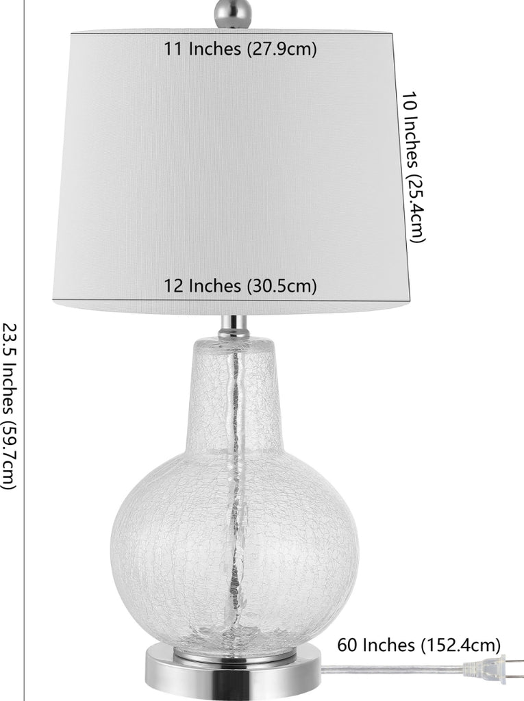Safavieh Atlas TBL4201G Clear Lamp main image
