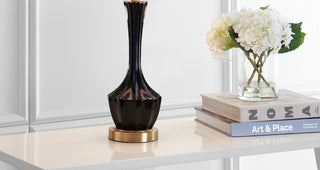 Safavieh Ronan TBL4202A Black / Gold Lamp Room Scene On Feature