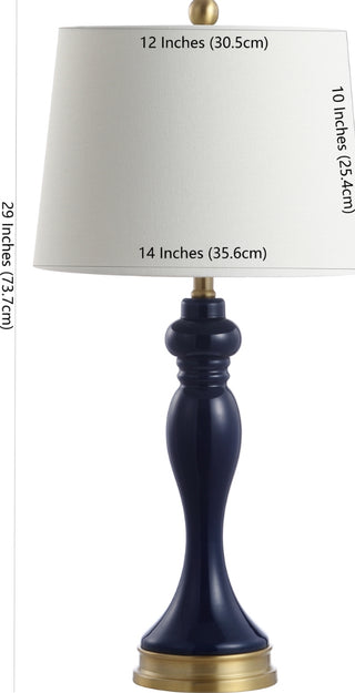 Safavieh Cayson TBL4203A Navy / Gold Lamp main image