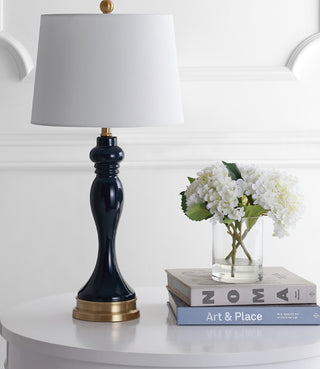 Safavieh Cayson TBL4203A Navy / Gold Lamp Room Scene Off Feature