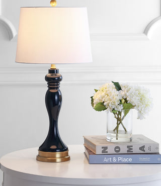 Safavieh Cayson TBL4203A Navy / Gold Lamp Room Scene On Feature