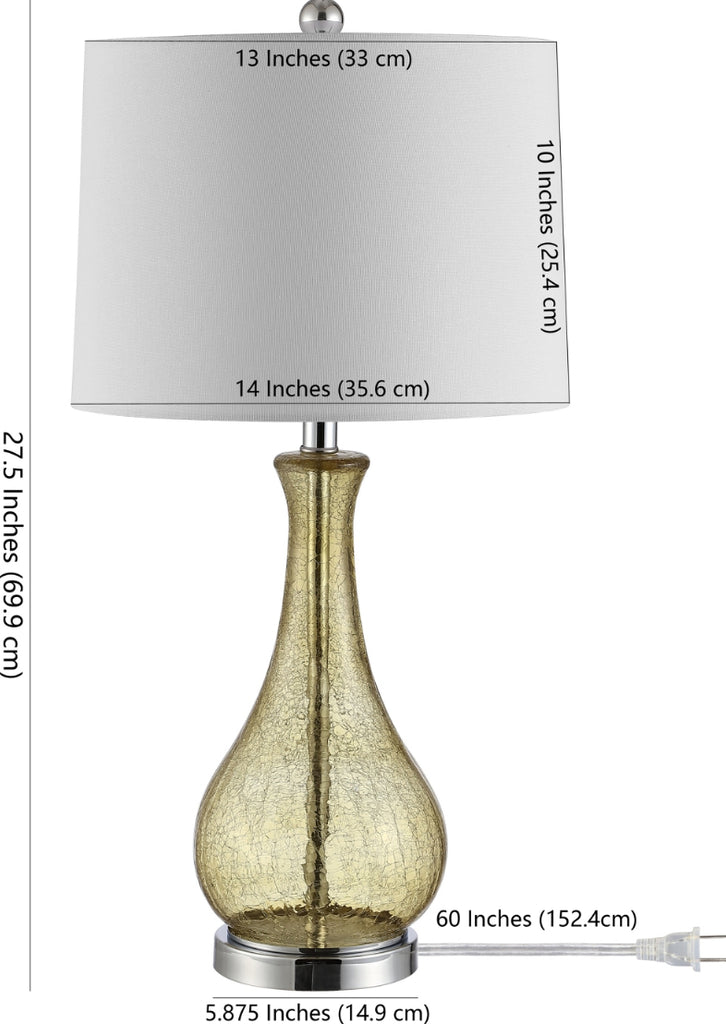 Safavieh Finnley TBL4206B Amber Lamp main image