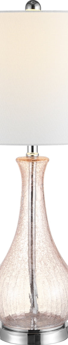 Safavieh Finnley TBL4206C Blush Lamp Main On