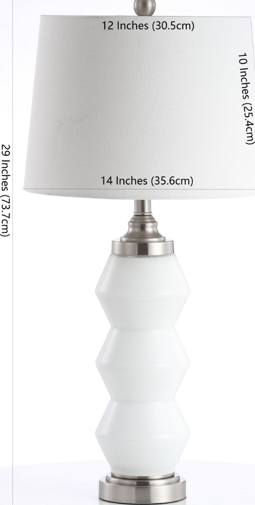 Safavieh Jayce TBL4207A White / Silver Lamp main image