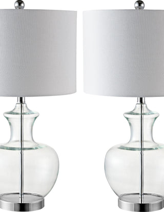 Safavieh Bilsor TBL4218A Clear / Chrome Lamp Main Off