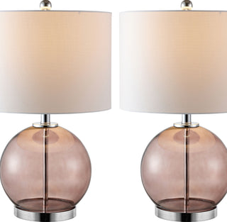 Safavieh Lonni TBL4219B Grey Lamp Main On