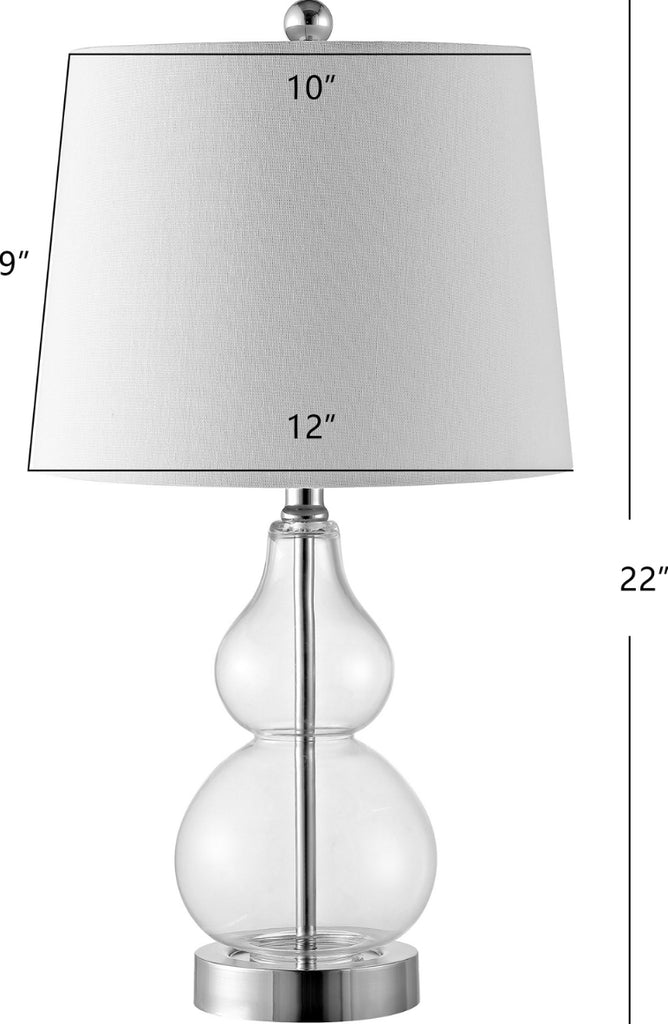 Safavieh Brisor TBL4222A Clear Lamp main image