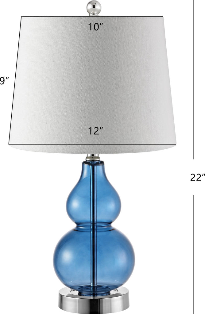 Safavieh Brisor TBL4222B Blue Lamp main image