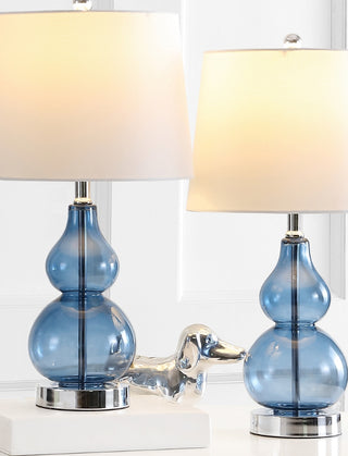 Safavieh Brisor TBL4222B Blue Lamp Room Scene On Feature