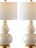 Safavieh Karlen TBL4223A Creme / Gold Lamp Main On