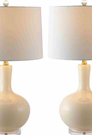 Safavieh Nilla TBL4224A Cream Lamp Main On