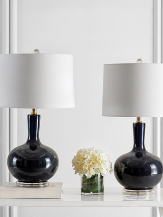 Safavieh Nilla TBL4224B Navy Lamp Room Scene Off Feature