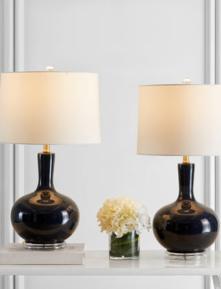 Safavieh Nilla TBL4224B Navy Lamp Room Scene On Feature