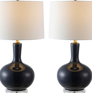 Safavieh Nilla TBL4224B Navy Lamp Main On