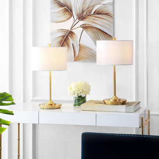 Safavieh Taren TBL4228A Gold Lamp Room Scene On Feature