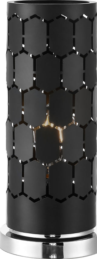 Safavieh Navo TBL4234A Black Lamp Main On