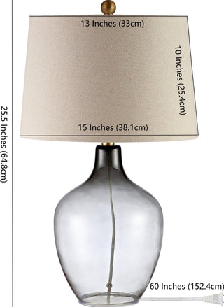 Safavieh Larzen TBL4239A Grey Lamp main image