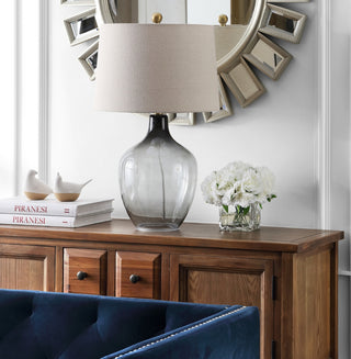Safavieh Larzen TBL4239A Grey Lamp Room Scene Off Feature