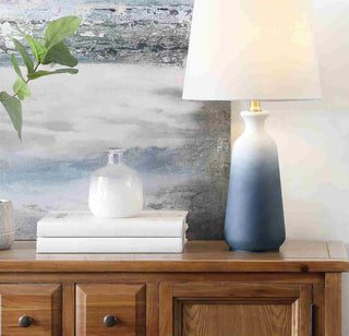 Safavieh Narem TBL4240A White / Blue Lamp Room Scene On Feature