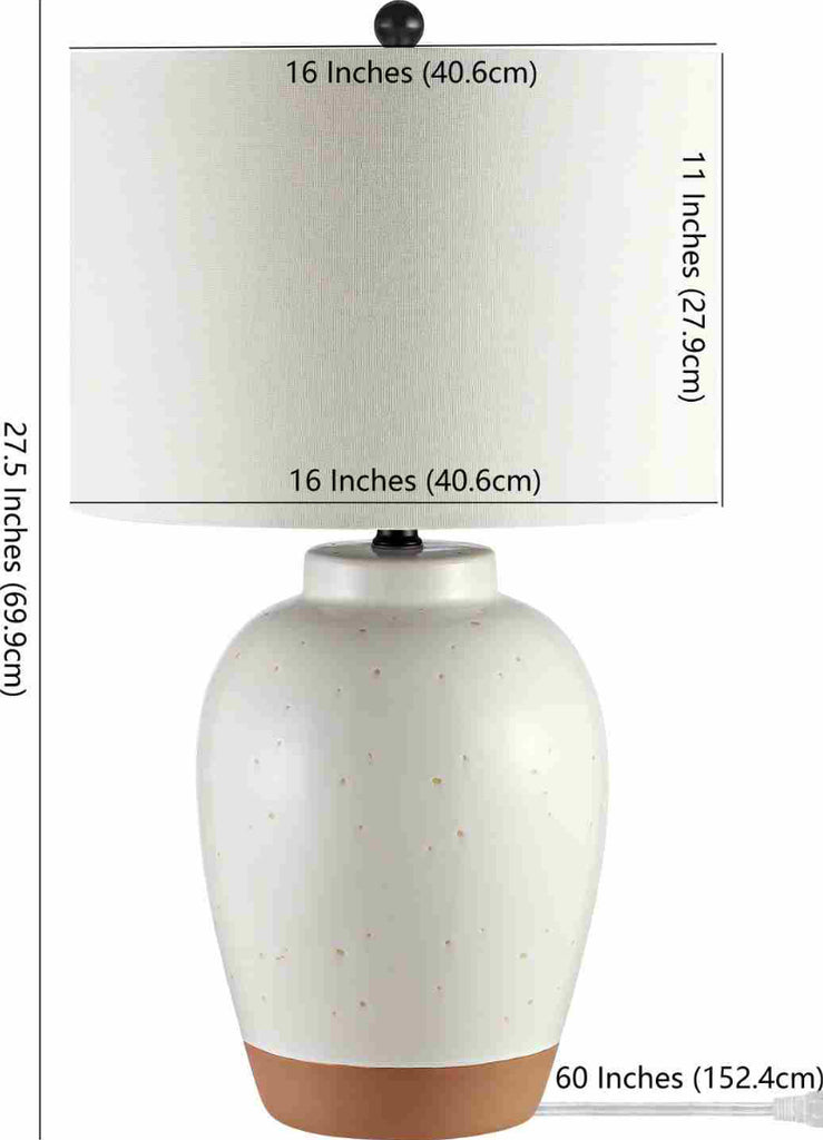Safavieh Portcia TBL4242A Ivory Lamp main image