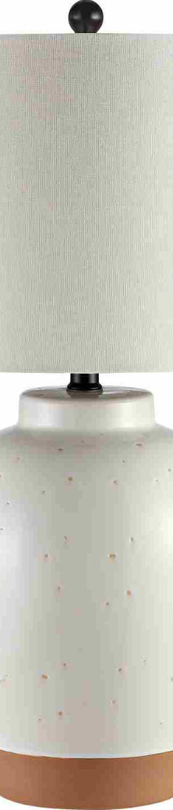 Safavieh Portcia TBL4242A Ivory Lamp Main Off