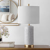 Safavieh Pehonix TBL4249A White / Gold Lamp Room Scene Off Feature