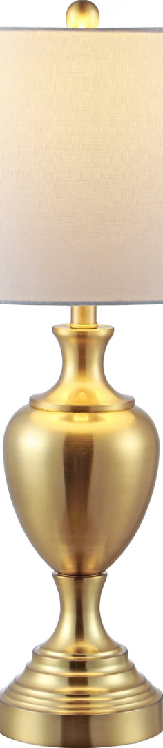 Safavieh Poppy TBL4251B Brass Lamp Main On